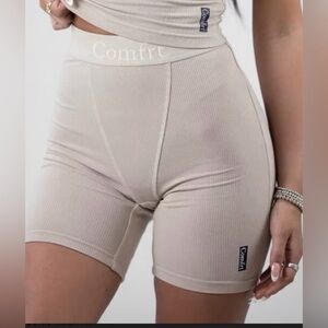Comfrt tan rib contour boxer shorts XS EUC